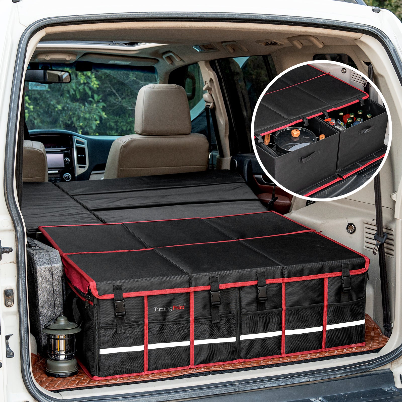 Roamlen Stowbed Set for Two Persons Car Bed with Storagebox